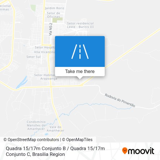 Quadra 15 / 17m Conjunto B / Quadra 15 / 17m Conjunto C map