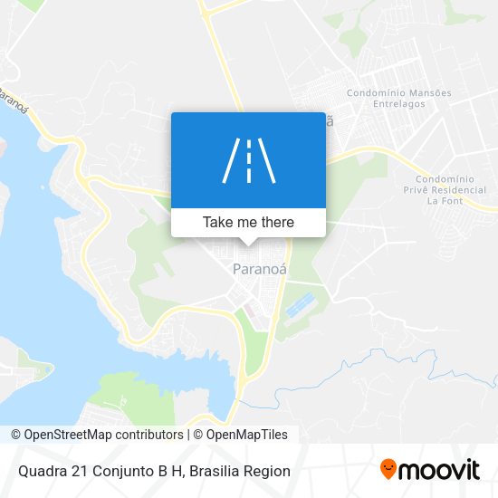 Quadra 21 Conjunto B H map