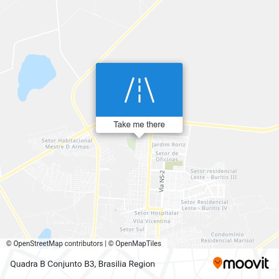 Quadra B Conjunto B3 map