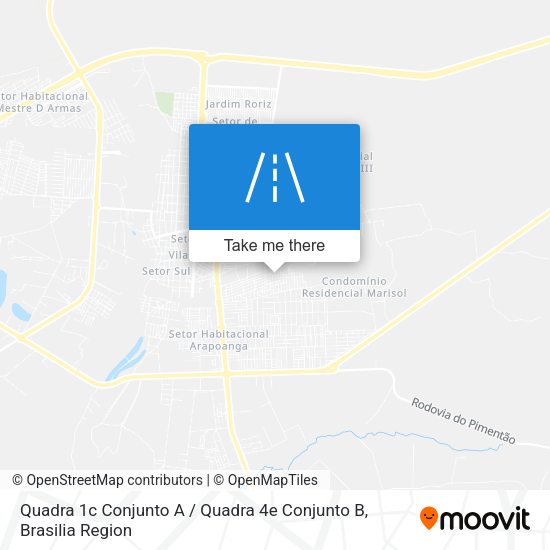 Quadra 1c Conjunto A / Quadra 4e Conjunto B map