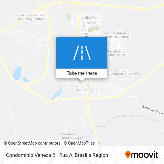 Condomínio Veneza 2 - Rua A map