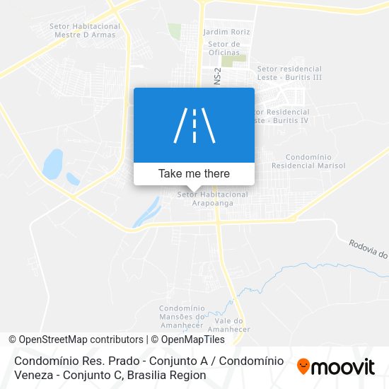 Condomínio Res. Prado - Conjunto A / Condomínio Veneza - Conjunto C map