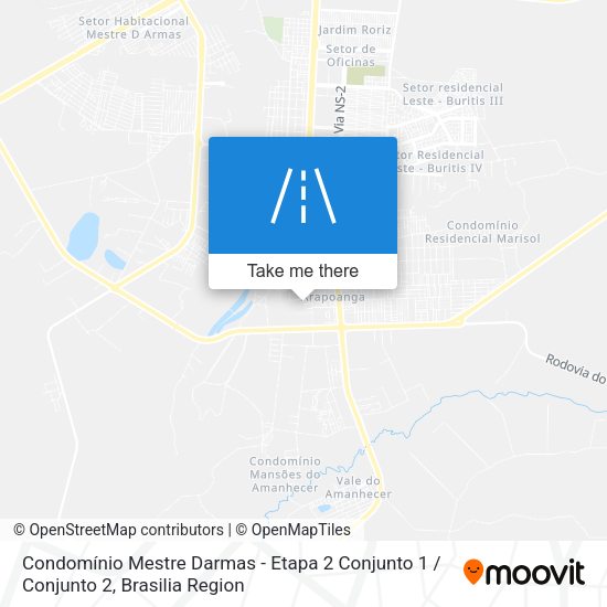 Condomínio Mestre Darmas - Etapa 2 Conjunto 1 / Conjunto 2 map