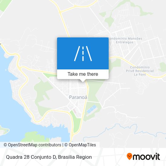 Quadra 28 Conjunto D map