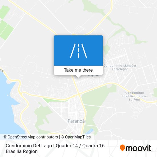 Condomínio Del Lago I Quadra 14 / Quadra 16 map