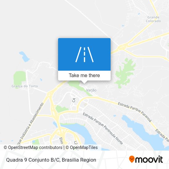 Quadra 9 Conjunto B/C map