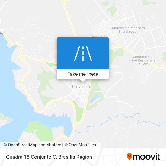 Quadra 18 Conjunto C map