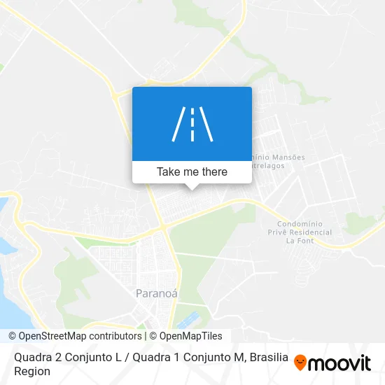 Quadra 2 Conjunto L / Quadra 1 Conjunto M map