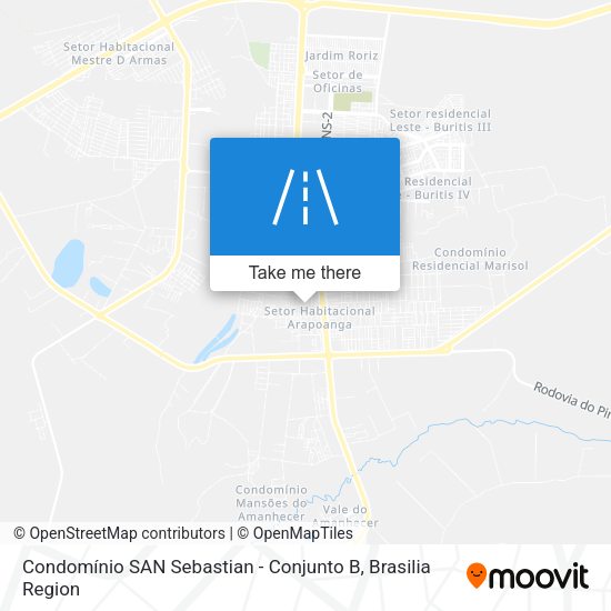 Condomínio SAN Sebastian - Conjunto B map