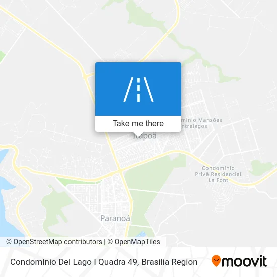 Condomínio Del Lago I Quadra 49 map