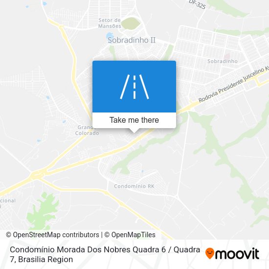 Condomínio Morada Dos Nobres Quadra 6 / Quadra 7 map