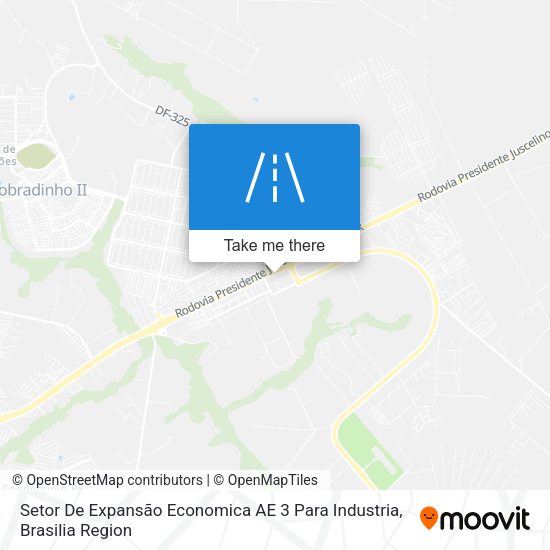 Setor De Expansão Economica AE 3 Para Industria map
