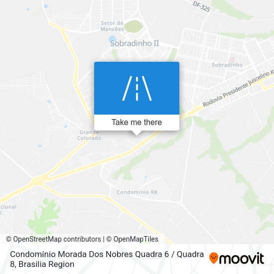 Condomínio Morada Dos Nobres Quadra 6 / Quadra 8 map