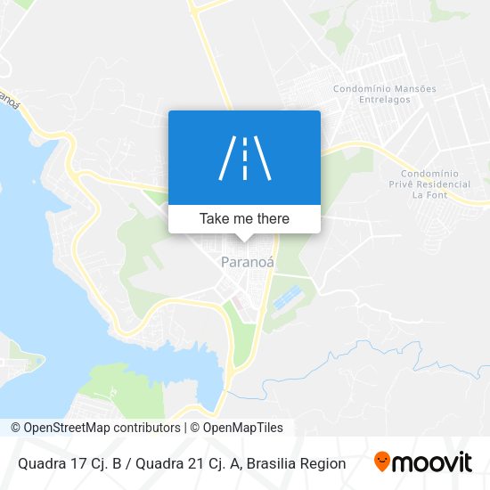 Quadra 17 Cj. B / Quadra 21 Cj. A map