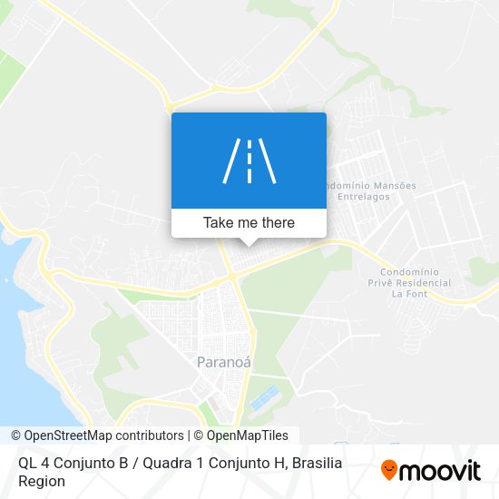 QL 4 Conjunto B / Quadra 1 Conjunto H map