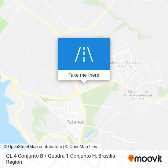 QL 4 Conjunto B / Quadra 1 Conjunto H map