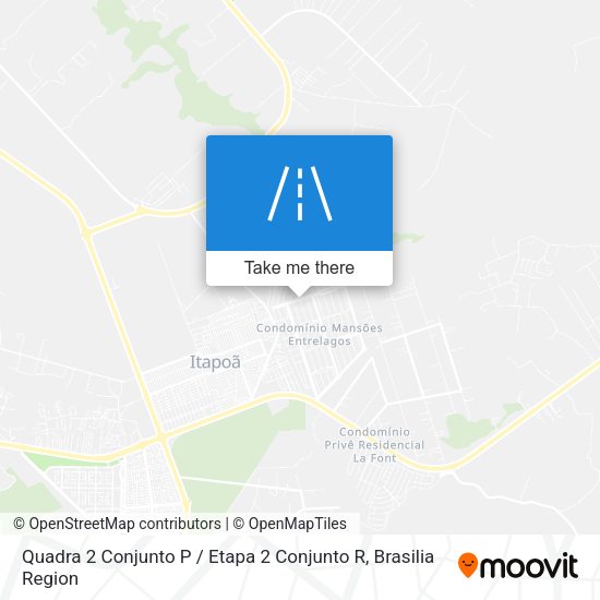 Quadra 2 Conjunto P / Etapa 2 Conjunto R map