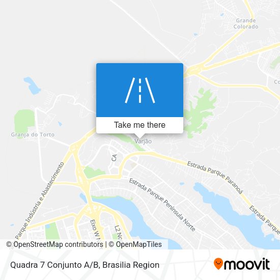 Quadra 7 Conjunto A/B map