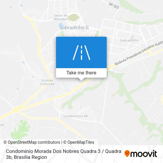 Condomínio Morada Dos Nobres Quadra 3 / Quadra 3b map