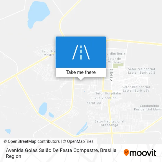 Avenida Goias Salão De Festa Compastre map