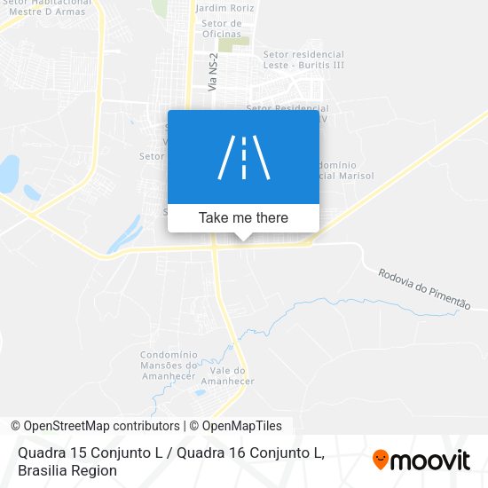 Quadra 15 Conjunto L / Quadra 16 Conjunto L map