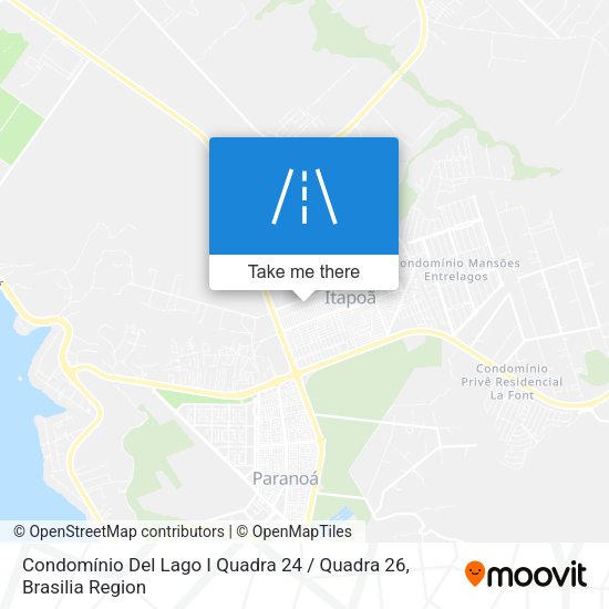 Condomínio Del Lago I Quadra 24 / Quadra 26 map