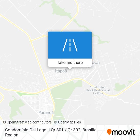 Condomínio Del Lago II Qr 301 / Qr 302 map