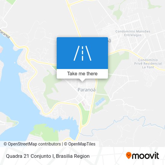Quadra 21 Conjunto I map