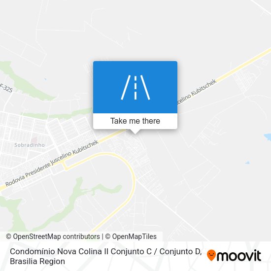 Condomínio Nova Colina II Conjunto C / Conjunto D map