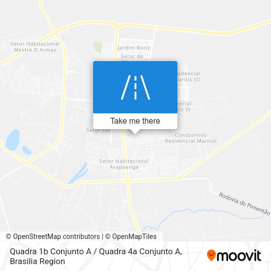 Quadra 1b Conjunto A / Quadra 4a Conjunto A map