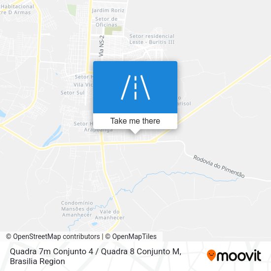 Quadra 7m Conjunto 4 / Quadra 8 Conjunto M map