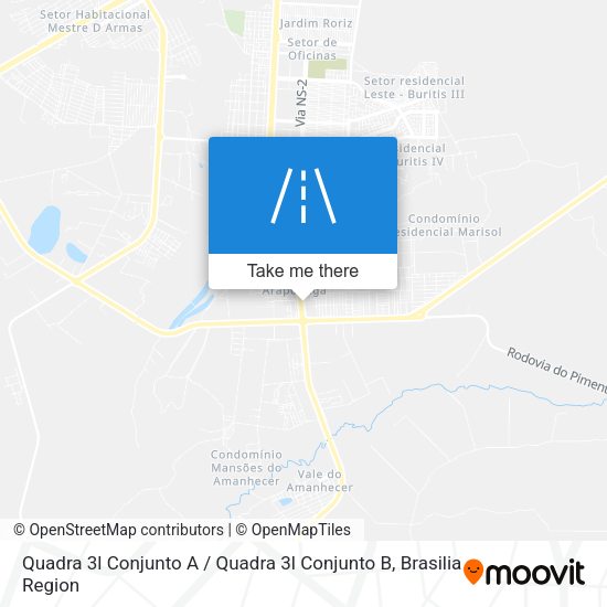 Quadra 3l Conjunto A / Quadra 3l Conjunto B map