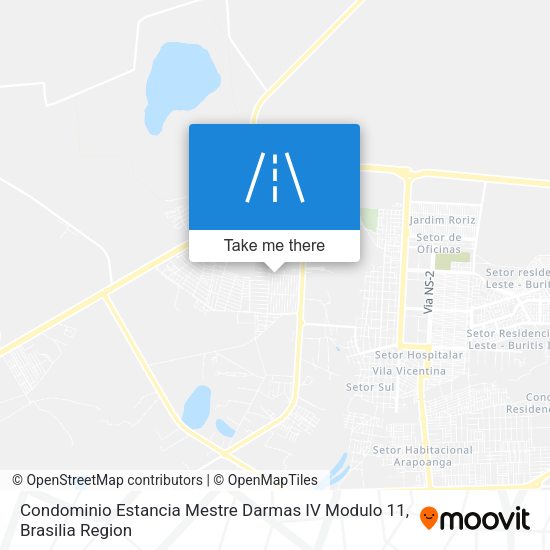Condominio Estancia Mestre Darmas IV Modulo 11 map