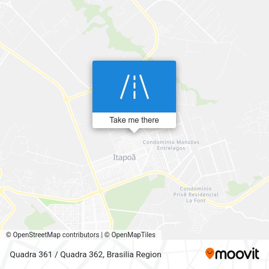Quadra 361 / Quadra 362 map
