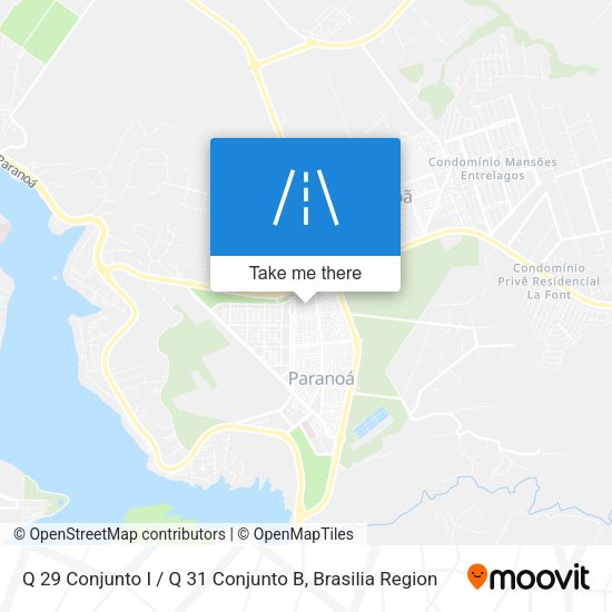 Q 29 Conjunto I / Q 31 Conjunto B map