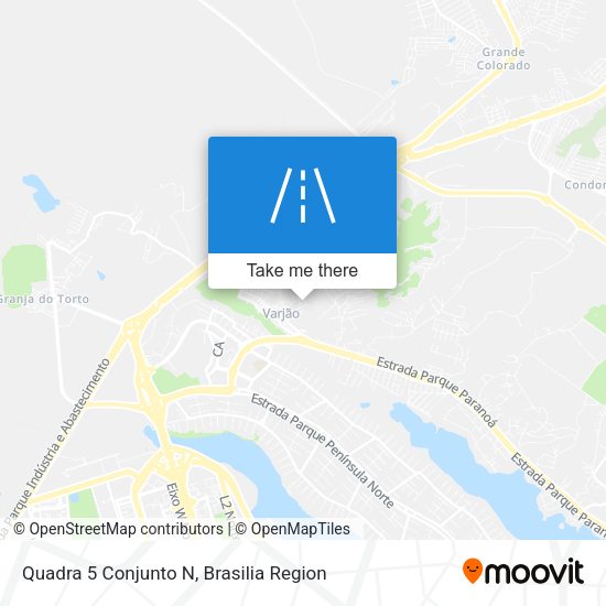 Quadra 5 Conjunto N map