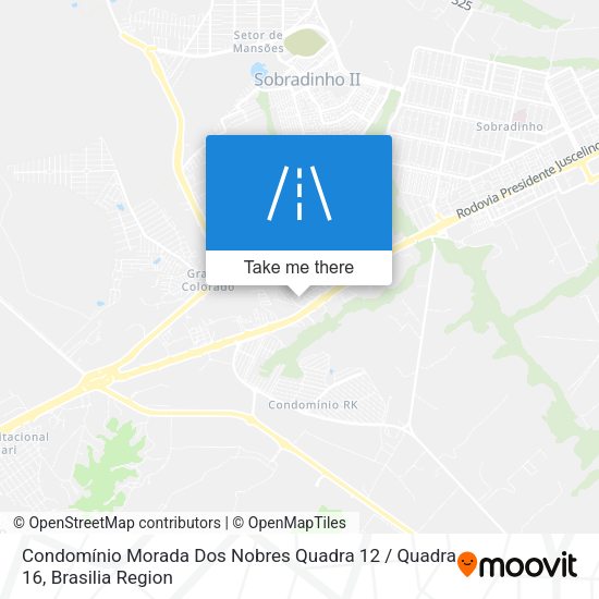 Condomínio Morada Dos Nobres Quadra 12 / Quadra 16 map