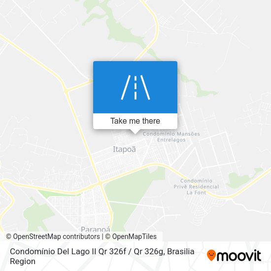 Condomínio Del Lago II Qr 326f / Qr 326g map