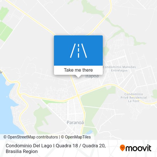 Condomínio Del Lago I Quadra 18 / Quadra 20 map