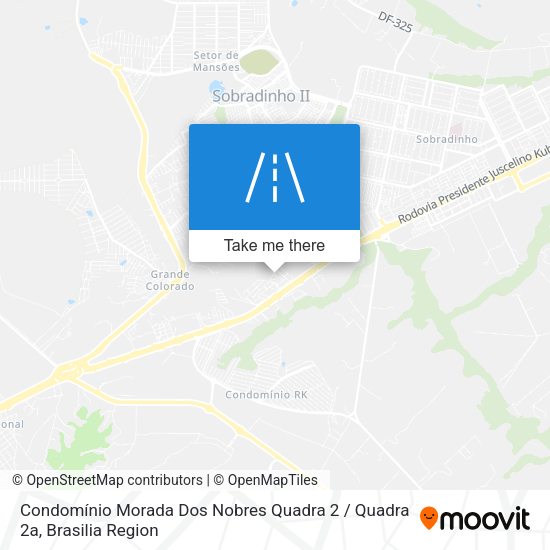 Condomínio Morada Dos Nobres Quadra 2 / Quadra 2a map