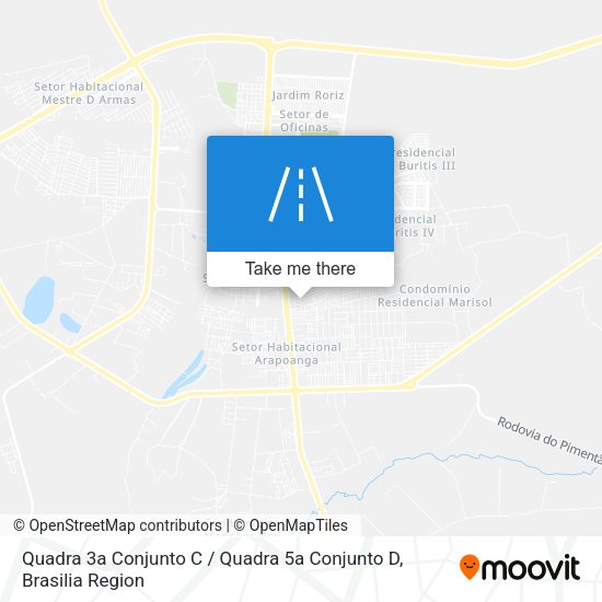 Quadra 3a Conjunto C / Quadra 5a Conjunto D map