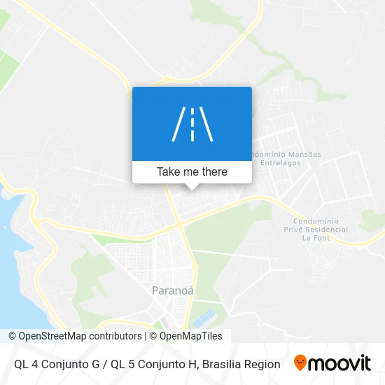 QL 4 Conjunto G / QL 5 Conjunto H map