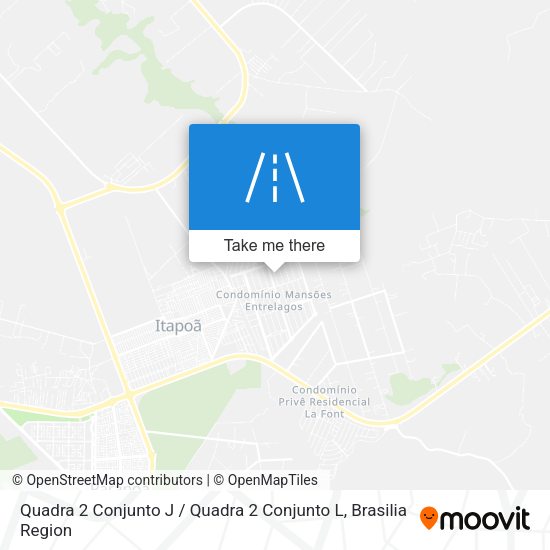 Quadra 2 Conjunto J / Quadra 2 Conjunto L map