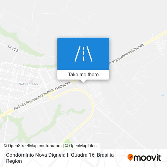 Condomínio Nova Digneia II Quadra 16 map