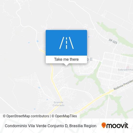 Condominío Vila Verde Conjunto D map