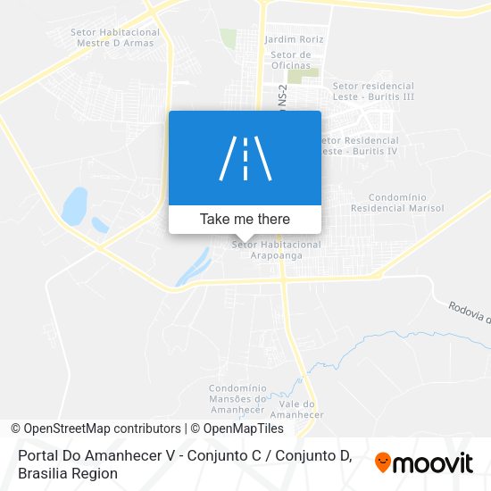 Portal Do Amanhecer V - Conjunto C / Conjunto D map
