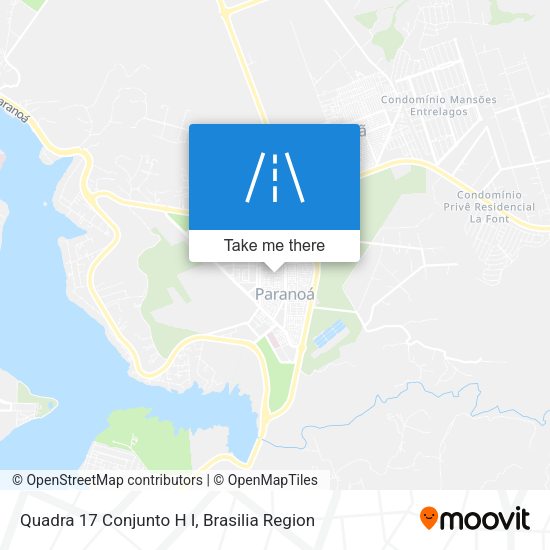 Quadra 17 Conjunto H I map