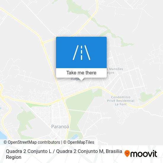 Quadra 2 Conjunto L / Quadra 2 Conjunto M map