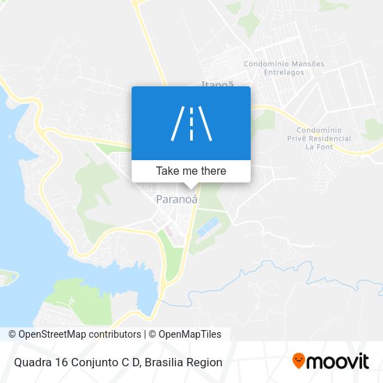 Quadra 16 Conjunto C D map