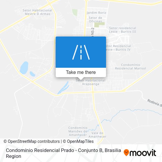 Condomínio Residencial Prado - Conjunto B map